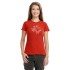 bushman damen T-shirt rot