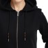 bushman damen verlängerte Sweatshirt schwarz