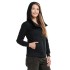 bushman damen Sweatshirt schwarz