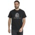bushman Herren-T-Shirt aus Baumwolle mit Rundhalsausschnitt schwarz