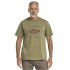 bushman Herren-T-Shirt aus Baumwolle mit Rundhalsausschnitt khaki
