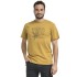 bushman Herren-T-Shirt aus Baumwolle mit Rundhalsausschnitt gelb