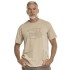 bushman Herren-T-Shirt aus Baumwolle mit Rundhalsausschnitt beige