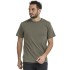 bushman Herren-T-Shirt aus Baumwolle mit Rundhalsausschnitt khaki
