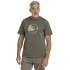 bushman Herren-T-Shirt aus Baumwolle mit Rundhalsausschnitt khaki