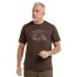 Bushman Herren T-Shirt Legend Jawa 20, dunkelbraun