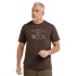 Bushman Herren T-Shirt Legend Velorex, dunkelbraun