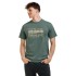 BUSHMAN Herren-T-Shirt Forth aus Baumwolle, grün