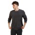 BUSHMAN Herren-T-Shirt Vigold aus Baumwolle, dunkel grau